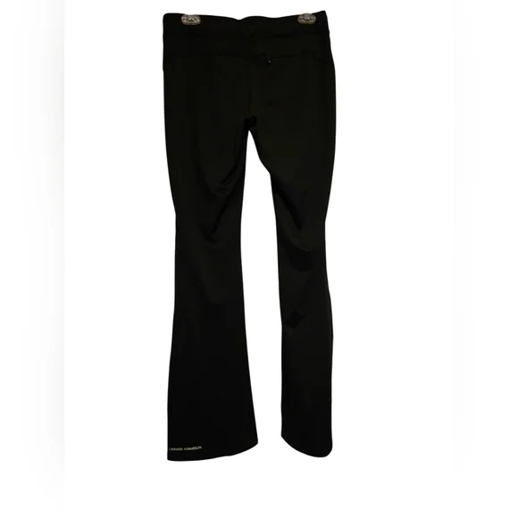 Under Armour Women’s Black Mid-Rise Athletic Flare Pants - Picture 3 of 3